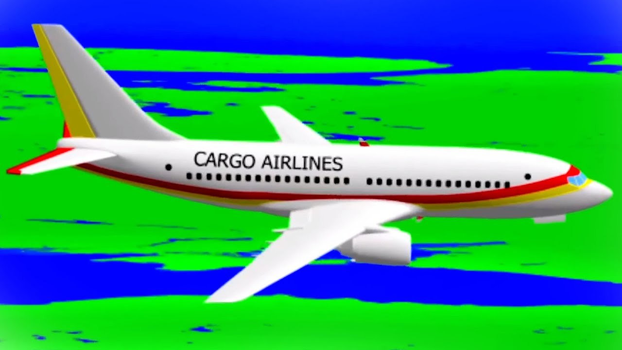 Cargo Plane, Transport Cartoon Video For Kids