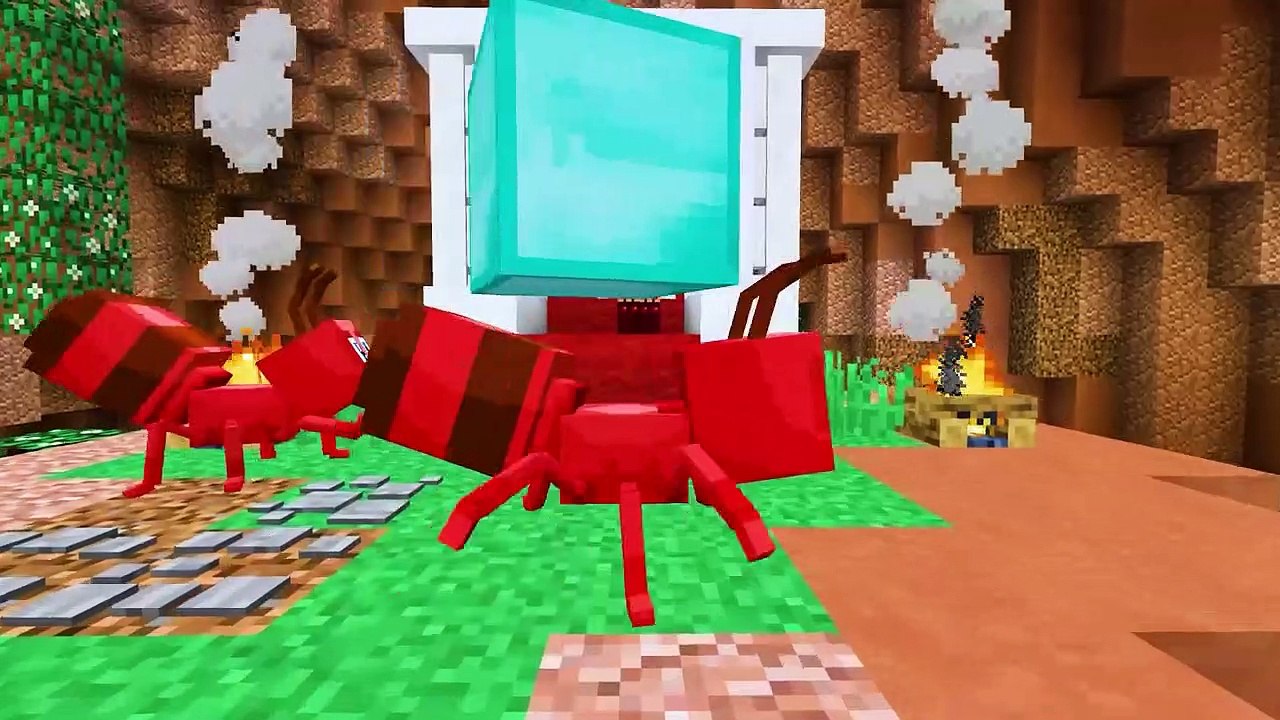 Living inside an ANT FARM in Minecraft!