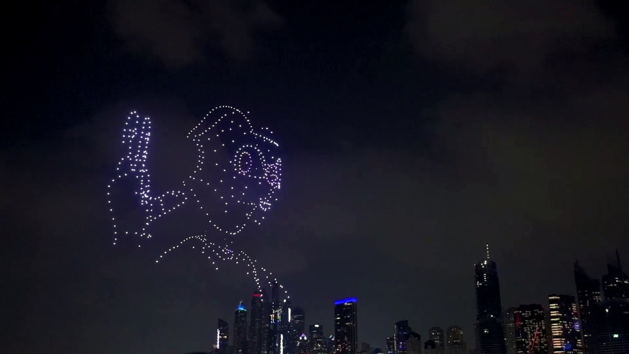 Bluewaters drone show