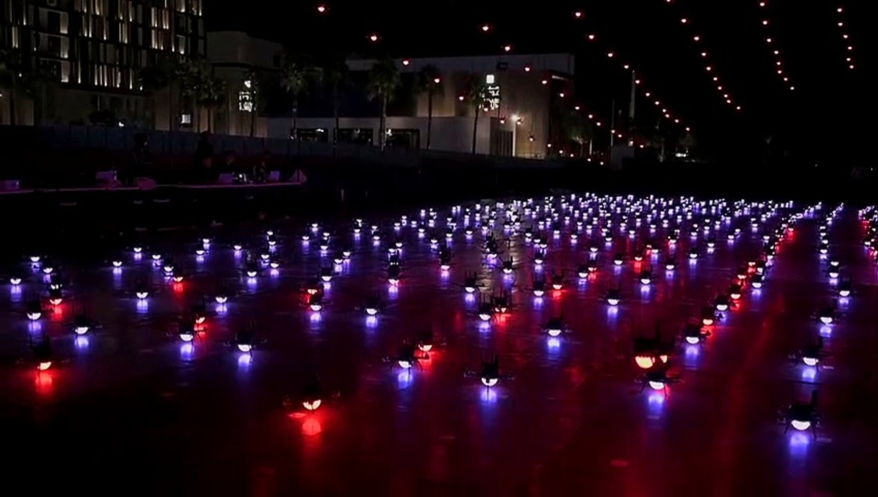 Drone show in Dubai