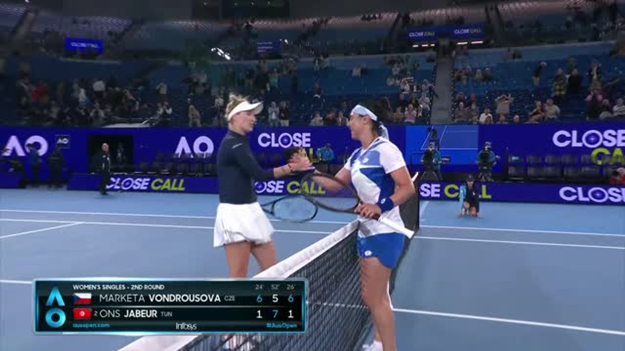 Second seed Jabeur suffers second-round shocker