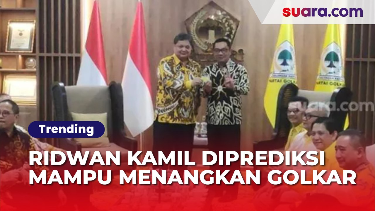 'Bukan Cuma Dicintai Ibu-ibu Muda, Tapi Juga Pemuda' Ridwan Kamil Diprediksi Mampu Menangkan Golkar