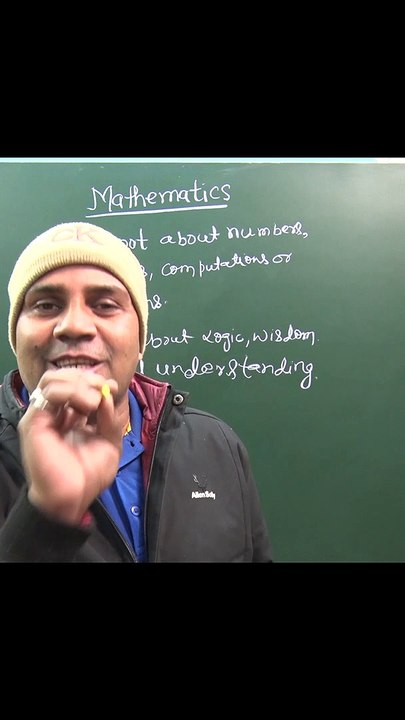 Reality of Mathematics, Definition of Mathematics,