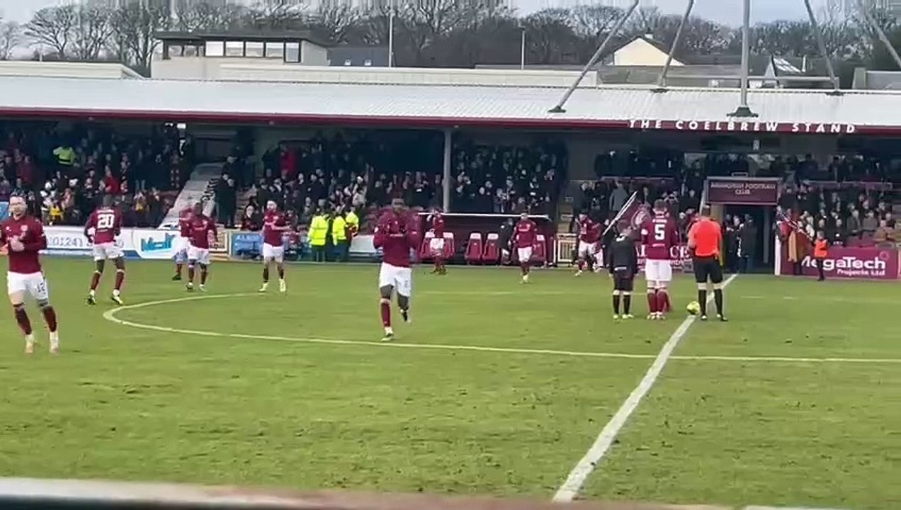 Arbroath v Motherwell pre-match