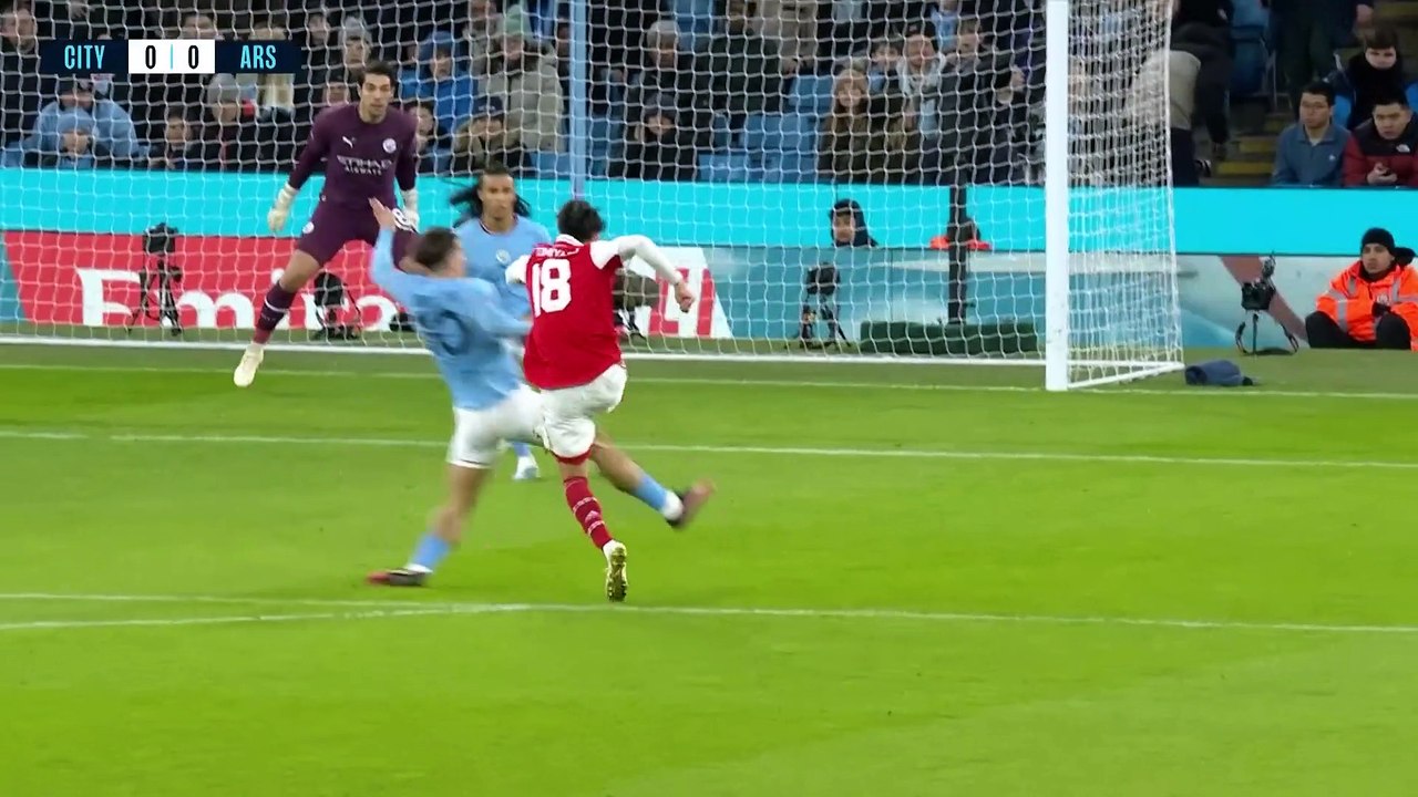 HIGHLIGHTS  Man City 1-0 Arsenal  Ake goal gives City