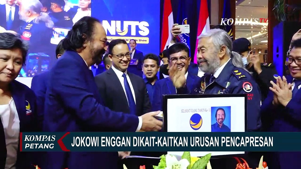 Jokowi: Jangan Sedikit-Sedikit Istana Dikaitkan dengan Pencapresan, Itu Ranah Partai Politik