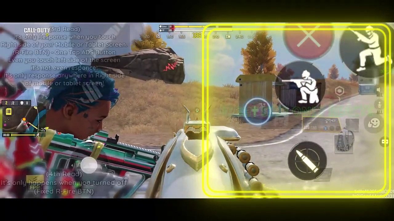 FIXED R-FIRE BUTTON SETTING IN-DEPTH EXPLANATION IN COD MOBILE BR-