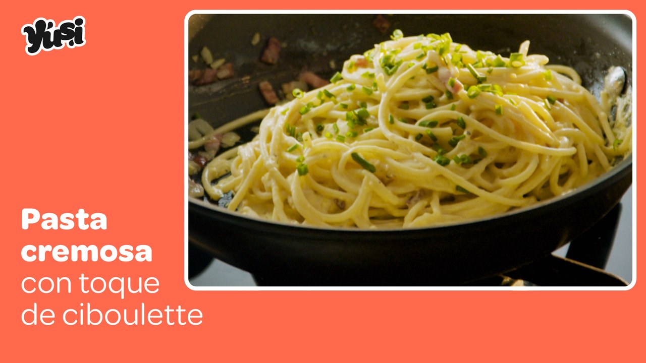 Receta de pasta cremosa Ciboulette