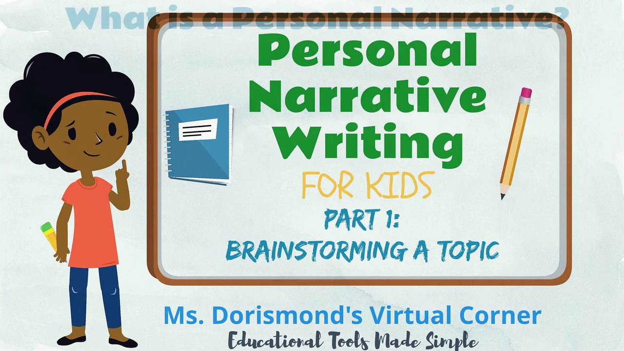 Brainstorming a Topic | Personal Narrative Writing for Kids | Part 1