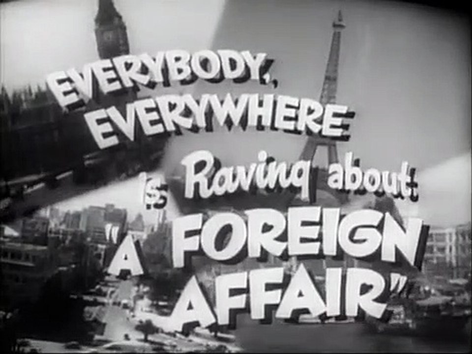 A Foreign Affair | movie | 1948 | Official Trailer