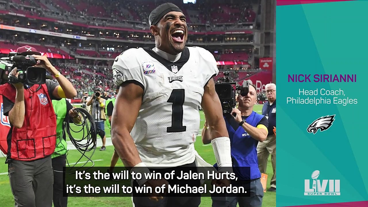 Sirianni explains comparison between Hurts and Jordan