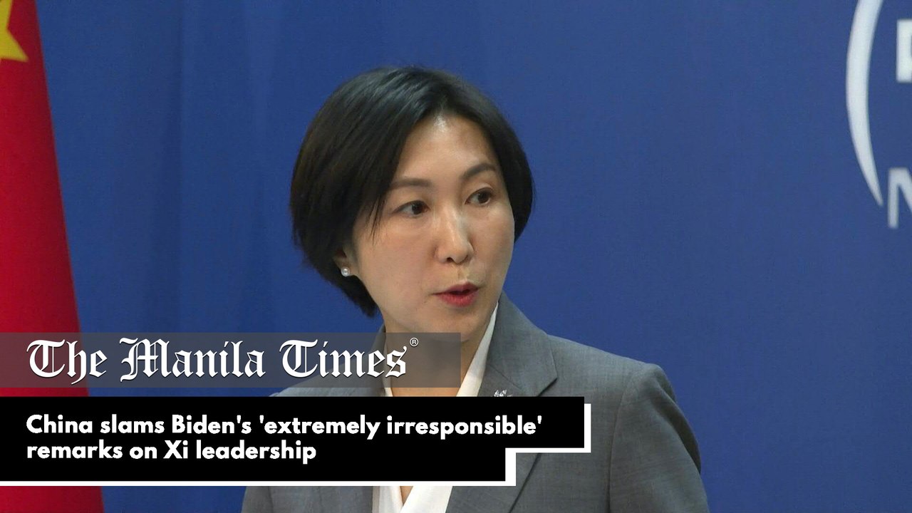 China slams Biden's 'extremely irresponsible' remarks on Xi leadership