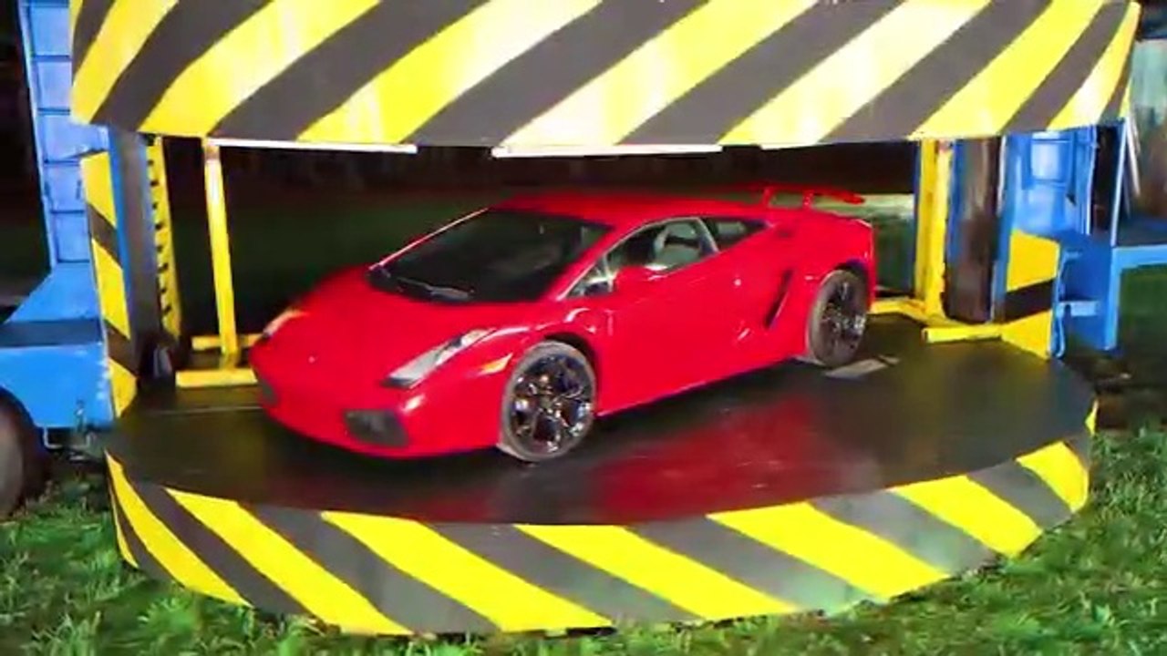 Hydraulic Press vs Lamborghini 🚗