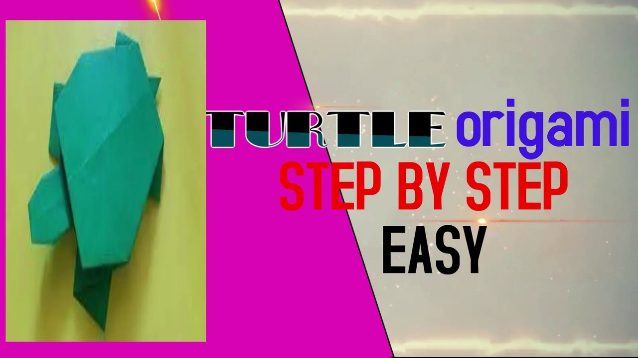 TURTLE ORIGAMI STEP by STEP EASY