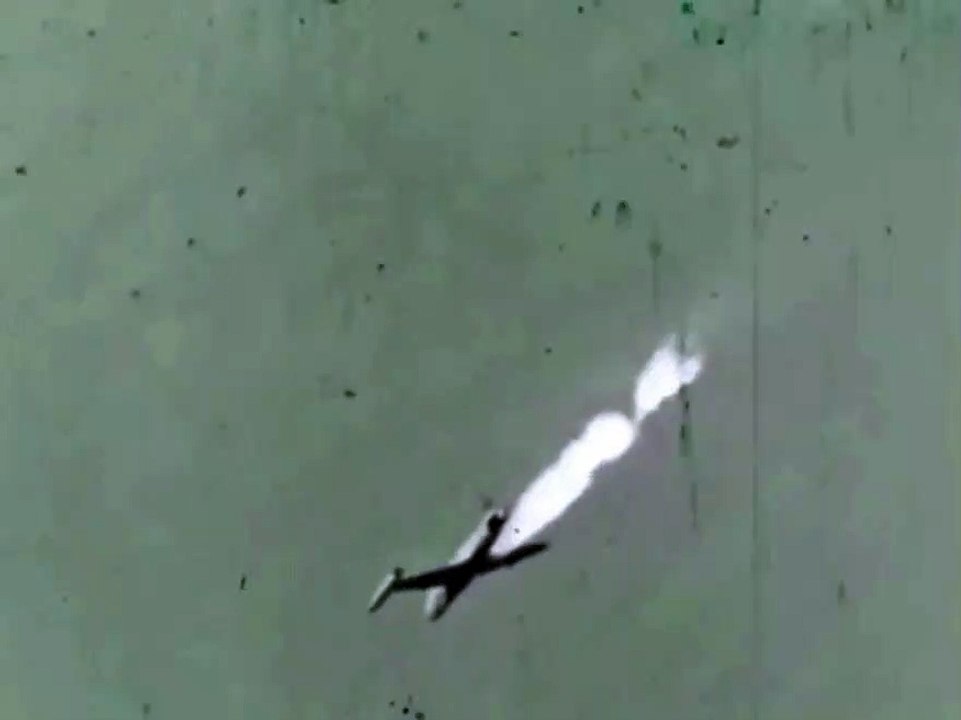 Un F-104 Starfighter disparando un AIM-9 Sidewinder