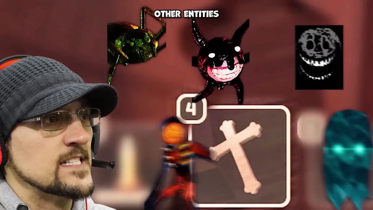 DOORS- Hotel Update ALL Crucifix Uses on MONSTERS! (FGTeeV Roblox Hunting)