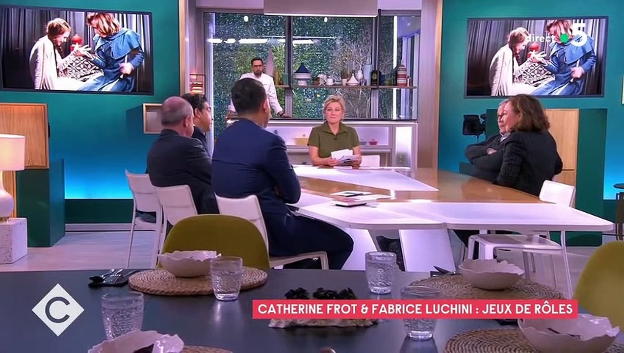 Fabrice Luchini dans l'émission "C à Vous" sur France 5.