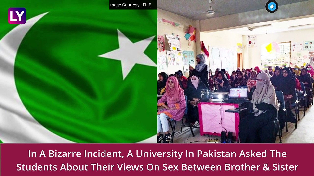 Pakistan University’s Question On ‘Sex Between Brother & Sister’ In Exam Sparks Row