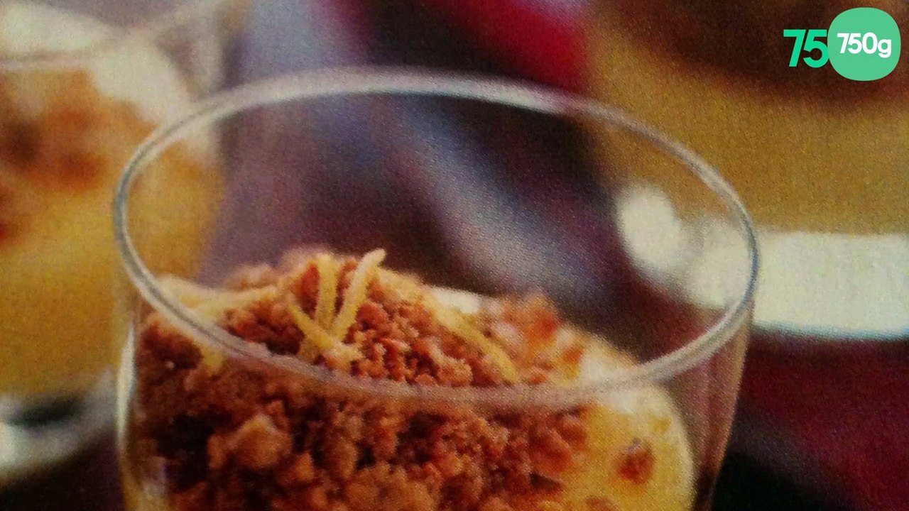 Crumble de lemon curd