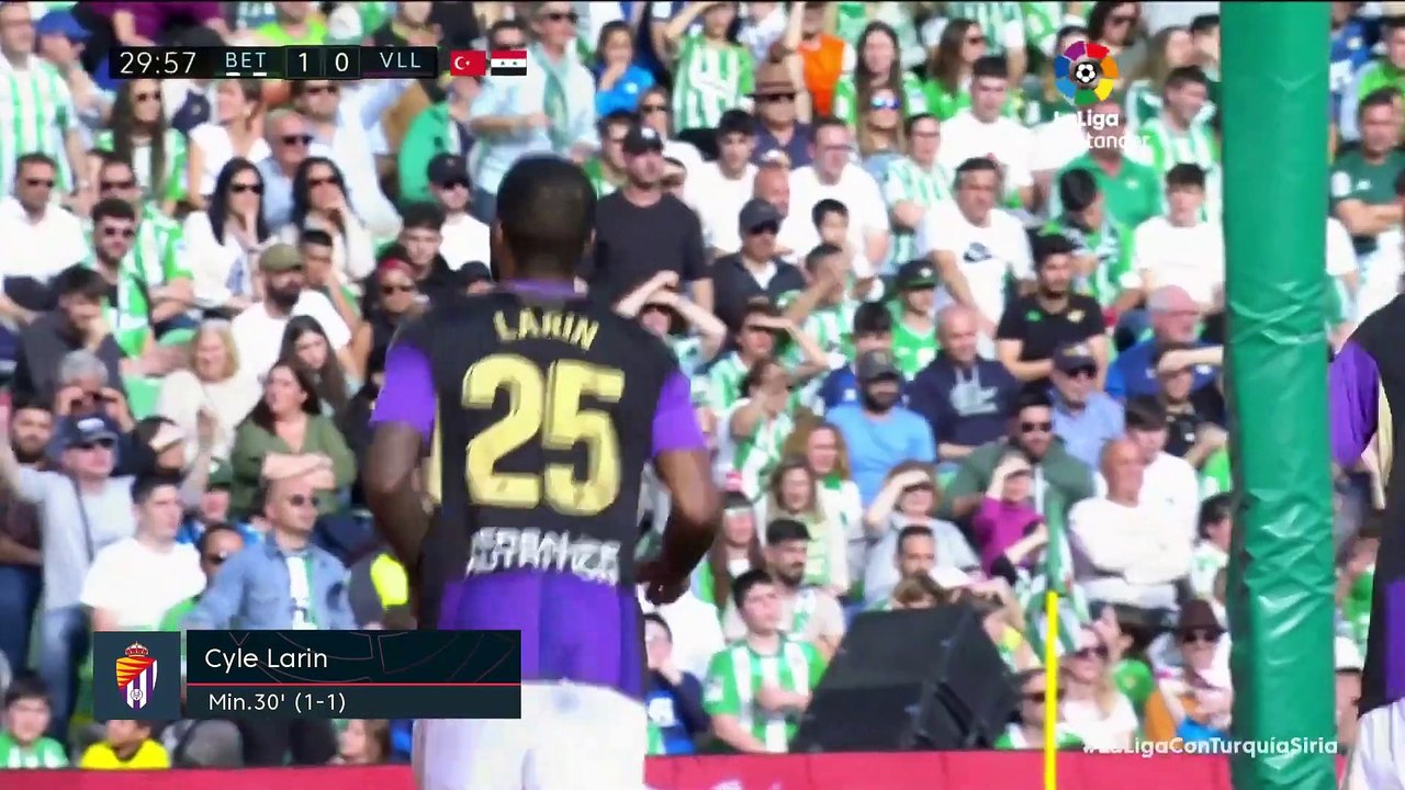 Real Betis vs Real Valladolid (2-1) Highlights