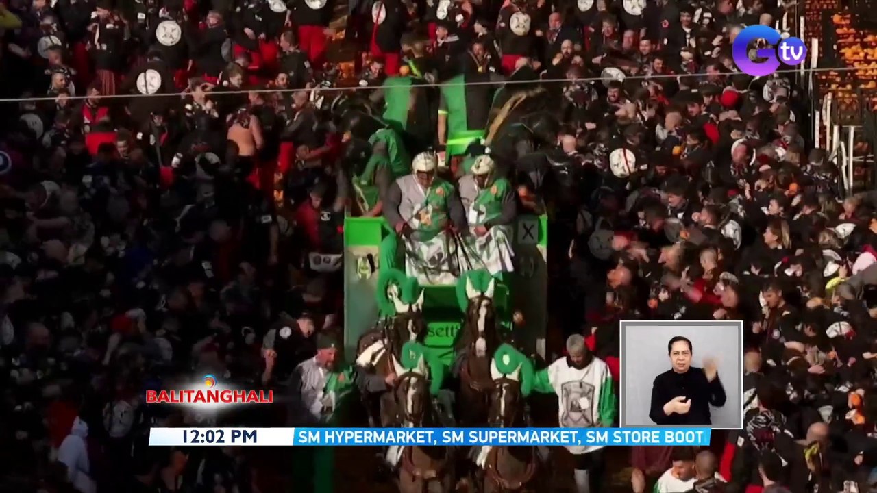 'Battle of the Oranges' sa Italy, nagsimula pa noong medieval times | BT