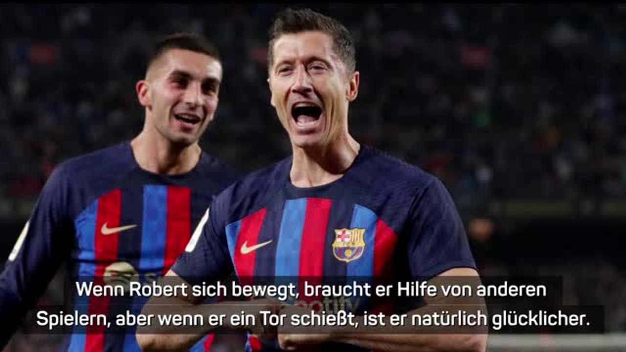 Xavi lobt Lewy: "Ein wichtiger Teil des Spiels"