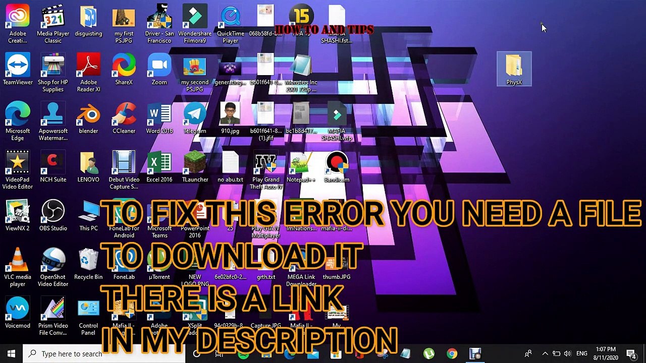 How to Fix PhysX Error When Opening Games or Software