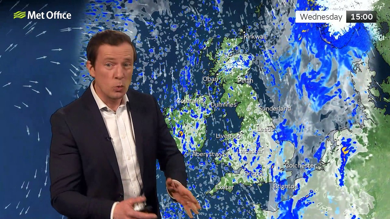 Met Office Evening Weather Forecast 21/02/23 – Turning Colder Than of Late
