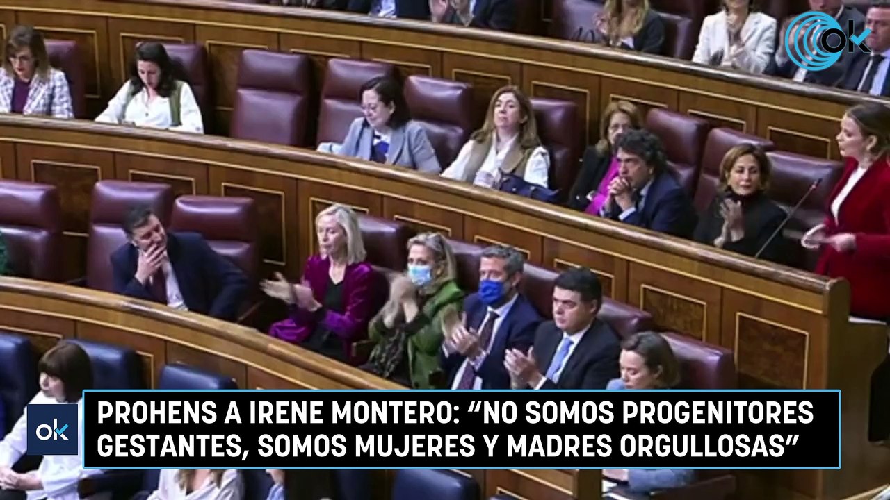 Prohens a Irene Montero: "No somos progenitores gestantes, somos mujeres y madres orgullosas"