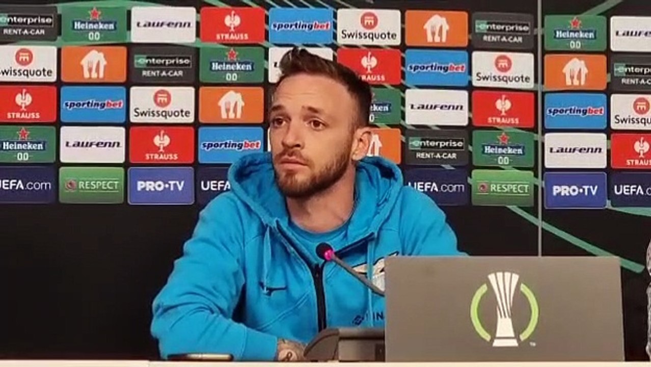 Lazzari in conferenza a Cluj