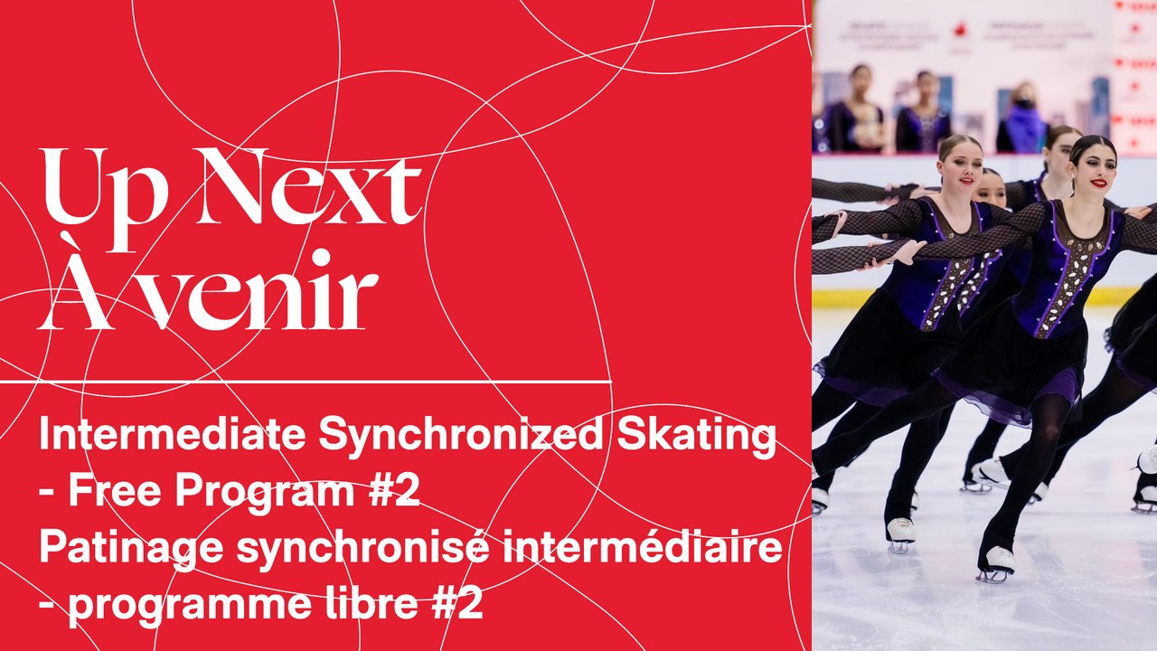 PATINAGE SYNCHRONISÉ INTERMÉDIAIRE PROGRAMME LIBRE #2CHAMPIONNATS NATIONAUX NOVICES 2023 / COUPE PATINAGE CANADA 2023