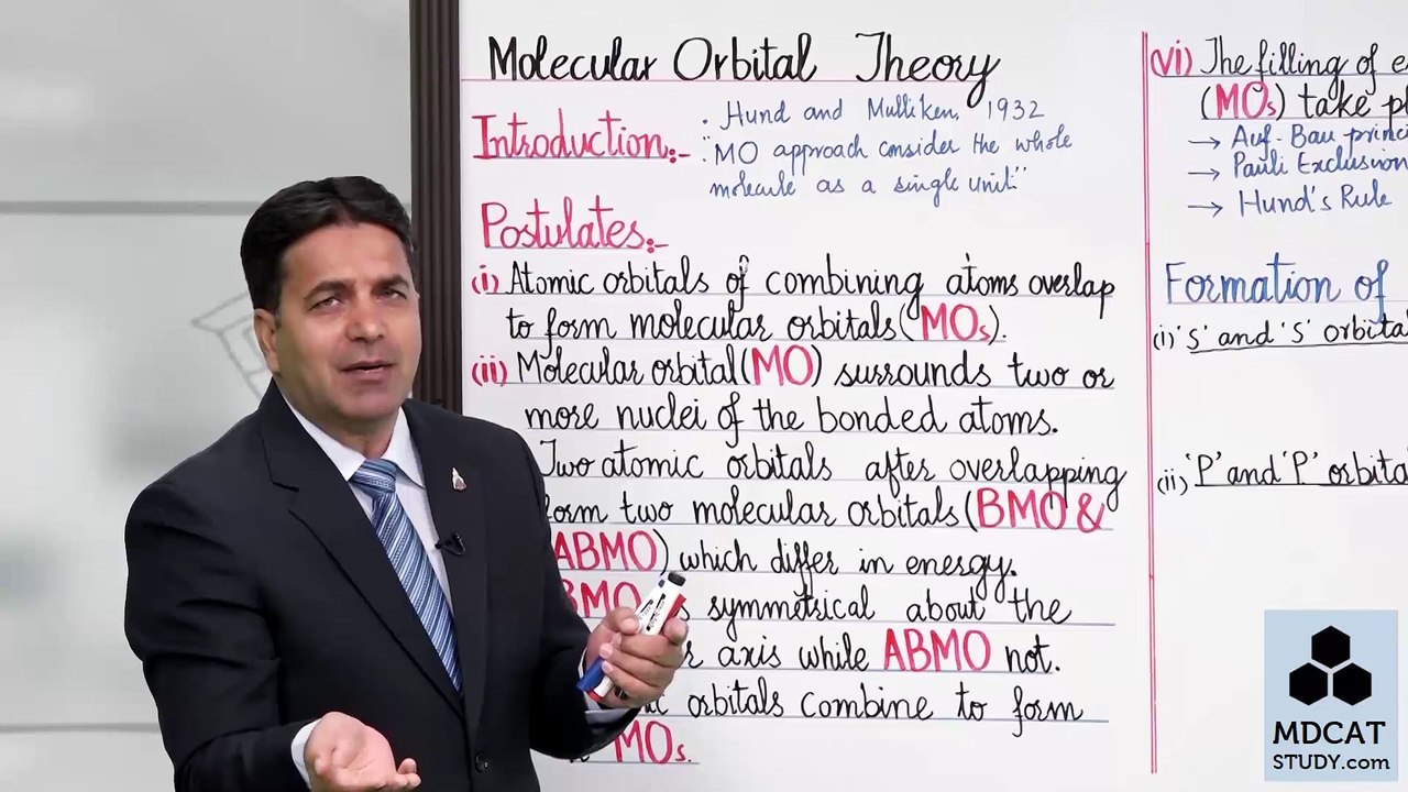(20) MOLECULAR ORBITAL THEORY (A) / Lecture No.20 Chapter 6 Chemistry Class 11 by PGC /  PGC LECTURES / STUDY ROOM OFFICIAL