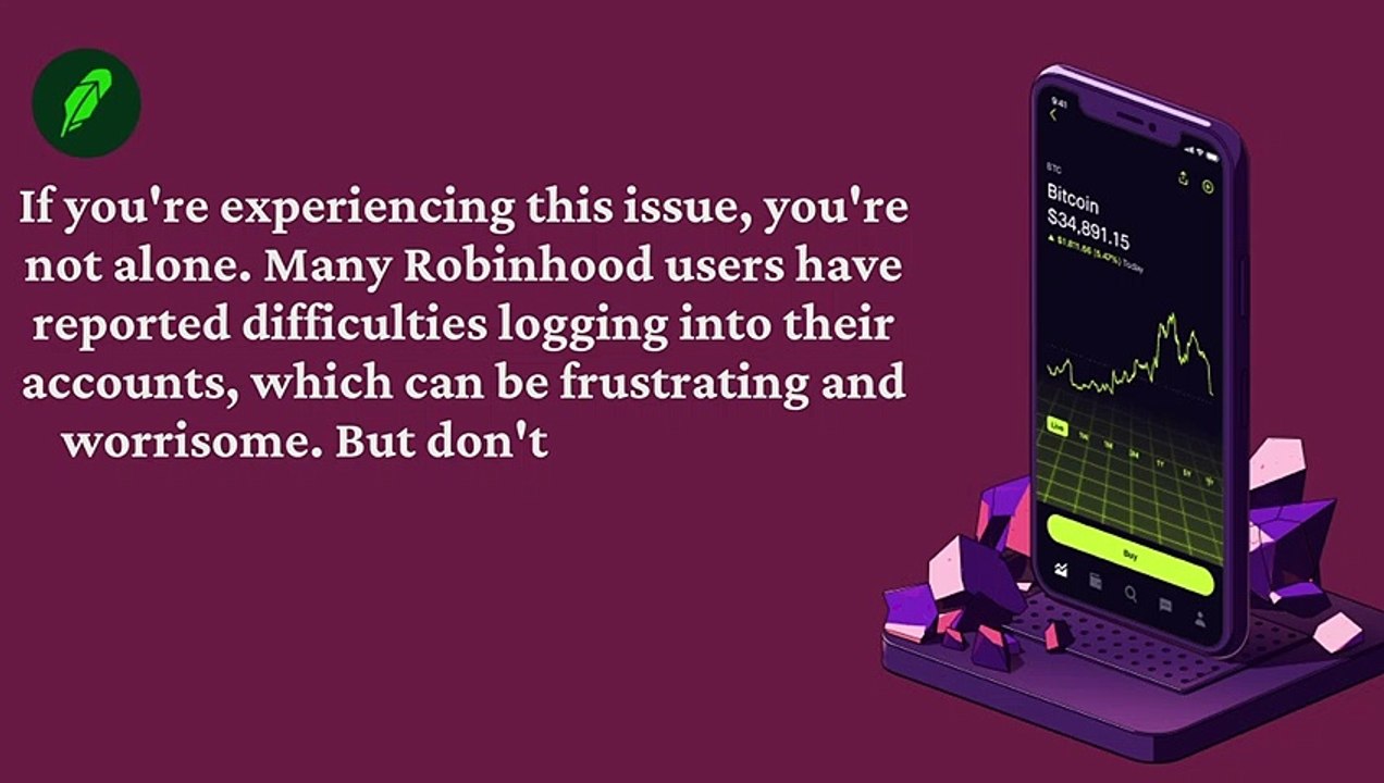 how to fix the Unable to Login to Robinhood Account Error
