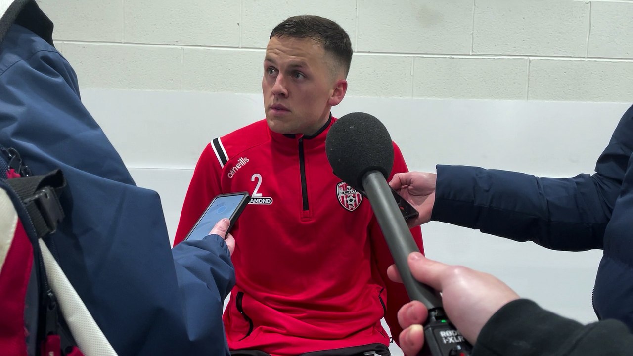Ben Doherty Celebrates Derry City's 2-0 Victory Over Cork City ⚽
