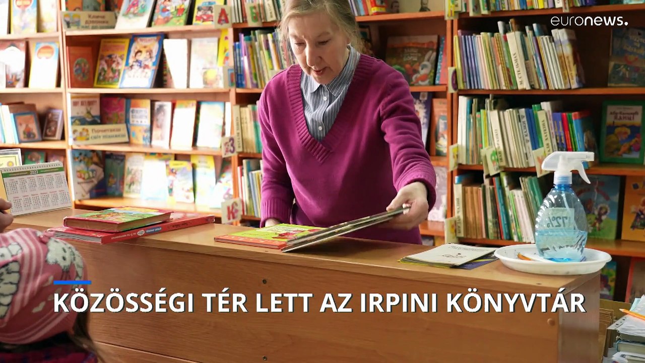 Lassan újraindul az élet a Kijev melleti könyvtárban