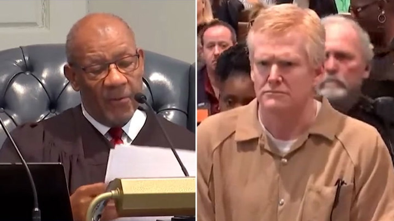 Moment disgraced attorney Alex Murdaugh sentenced to life in jail for double murder