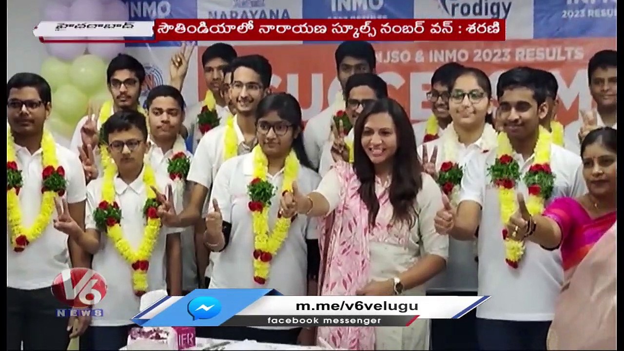 Narayana Students Victory In Maths, Science Olympiad _ Hyderabad _ V6 News