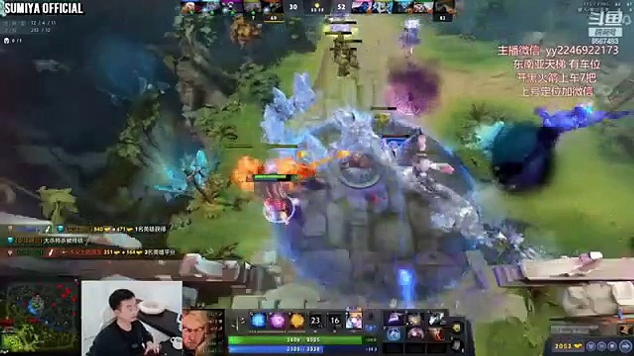 SEA Toxic Pause & Tips Battle | Sumiya Invoker Stream Moment 3527