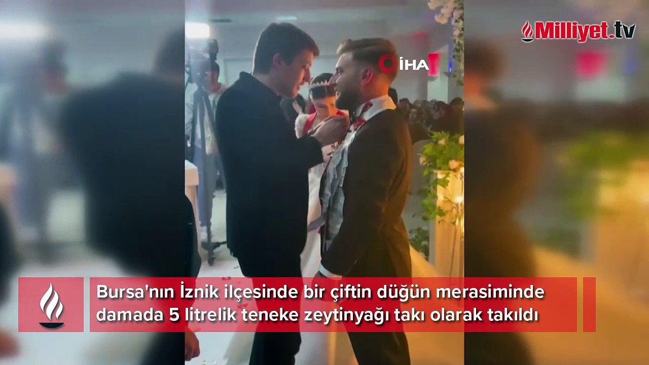 Damada düğün hediyesi 5 litre zeytinyağı