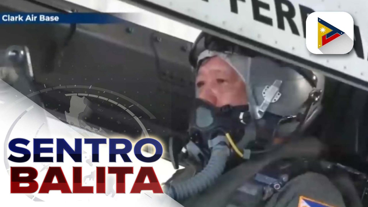 PBBM, sumakay sa isa sa fighter jets ng PH Air Force