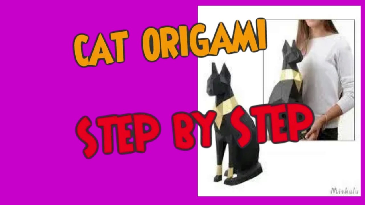 Cat Origami Step by Step