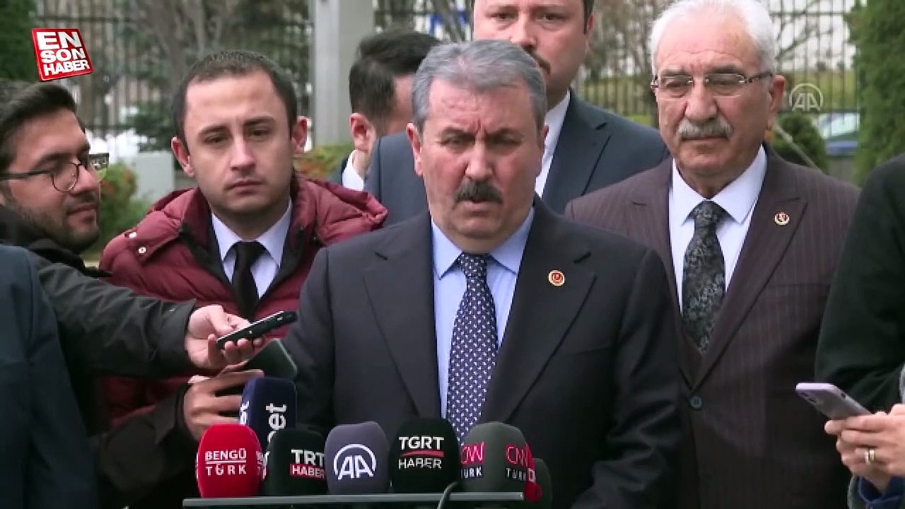 Cumhurbaşkanı Erdoğan, Mustafa Destici'yi kabul etti