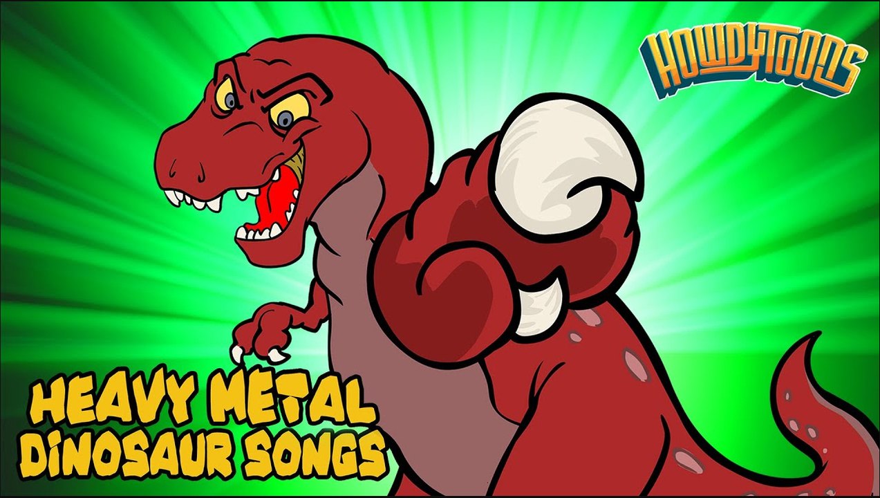 Brachiosaurus Song and other Heavy Metal Dinosaur Songs by Howdytoons