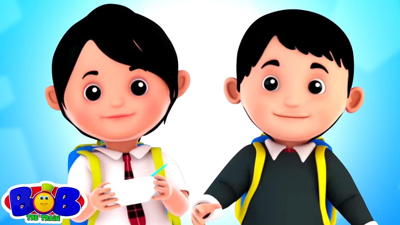 Lets Go To School Song + More Kindergarten Rhymes & Kids Songs