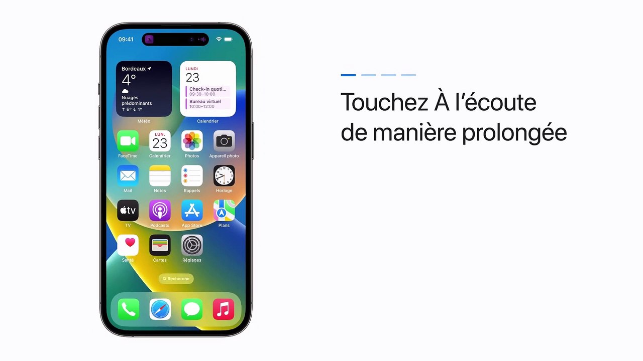 iPhone 14 Pro - Utiliser la Dynamic Island