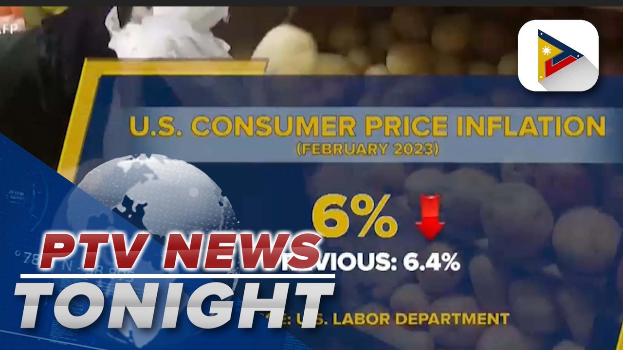 US consumer price inflation eases to 6% in February