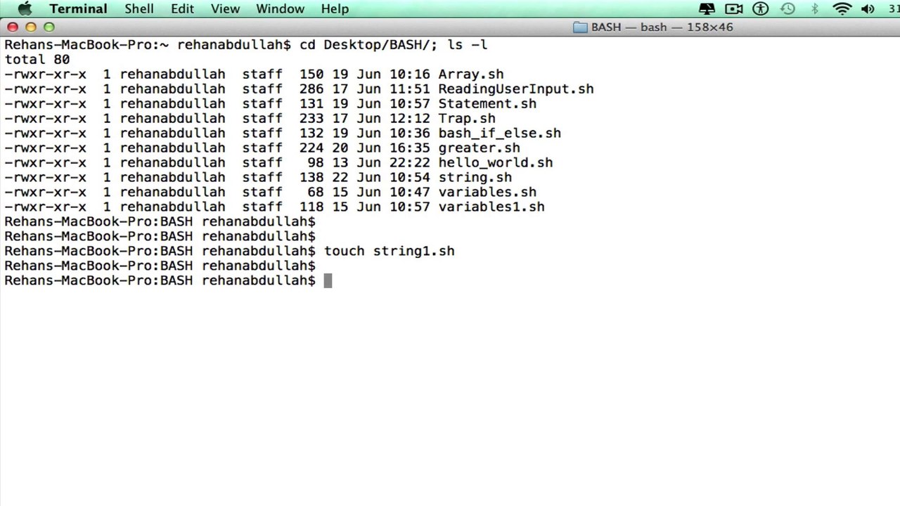 BASH SCRIPTING || TUTORIAL 11 - STRING COMPARISONS (=)