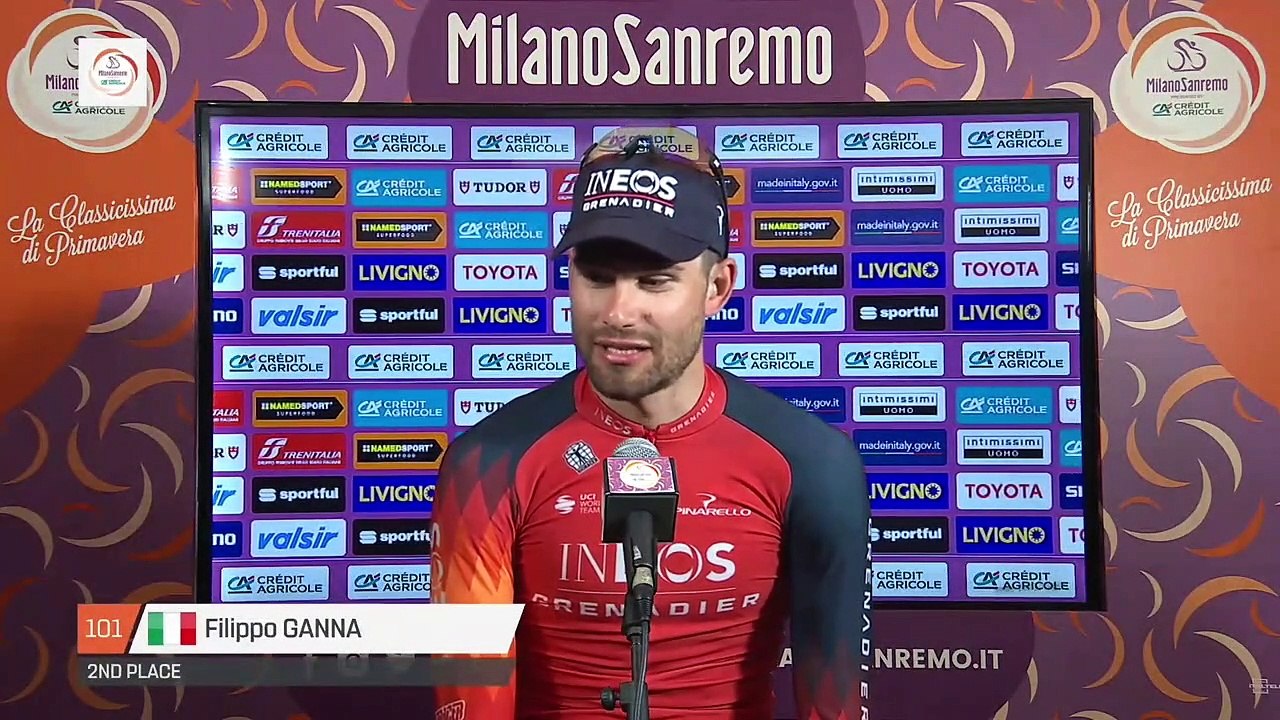 Milan-San Remo 2023 - Filippo Ganna :  "One of my best races ever"