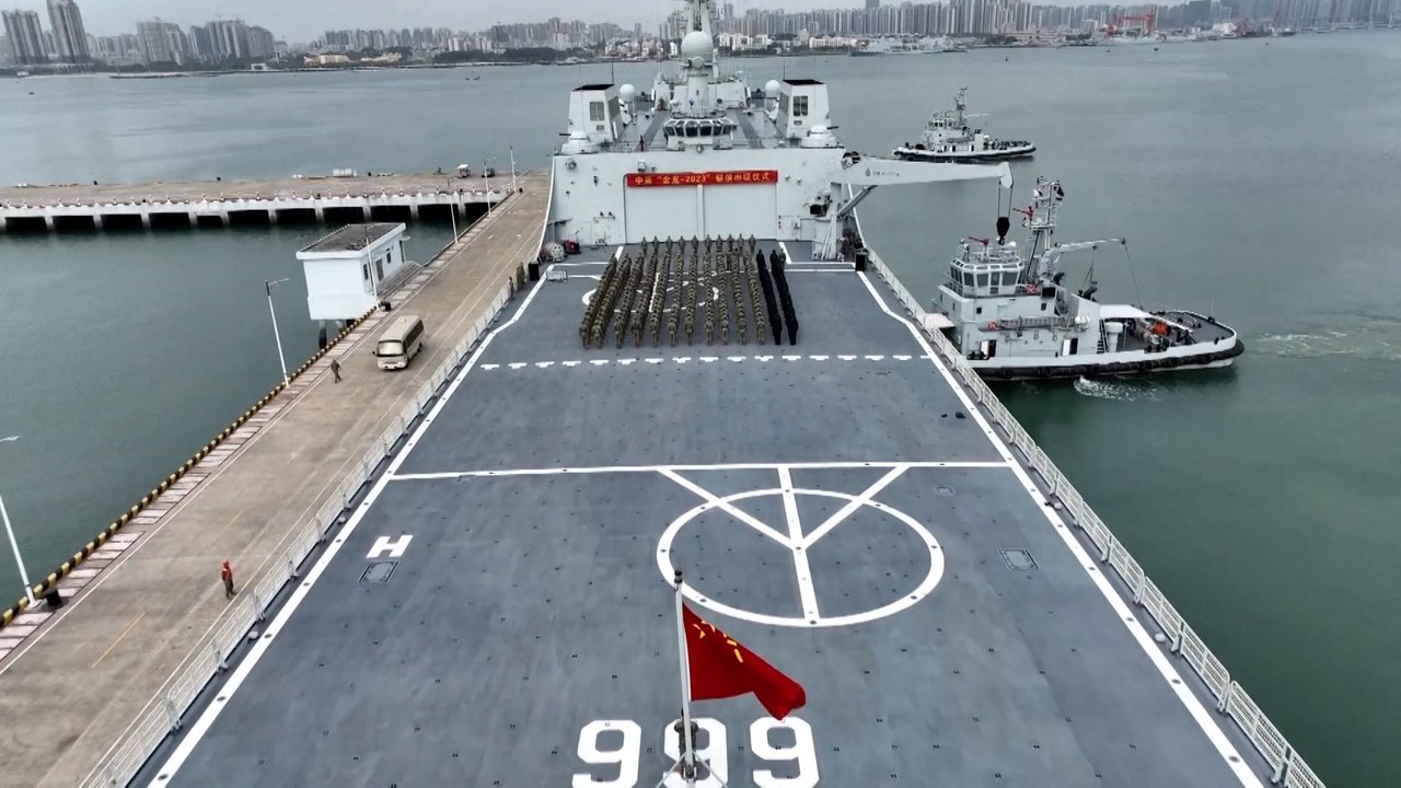 China and Cambodia hold first-ever joint maritime military exercises