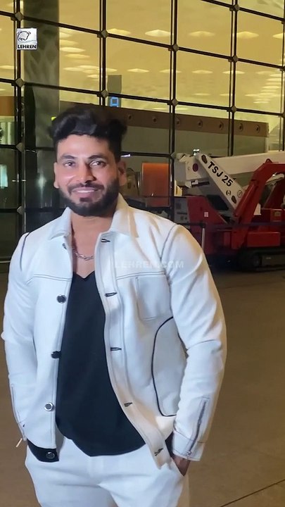 Shiv Thakare का एयरपोर्ट पर दिखा खास अंदाज